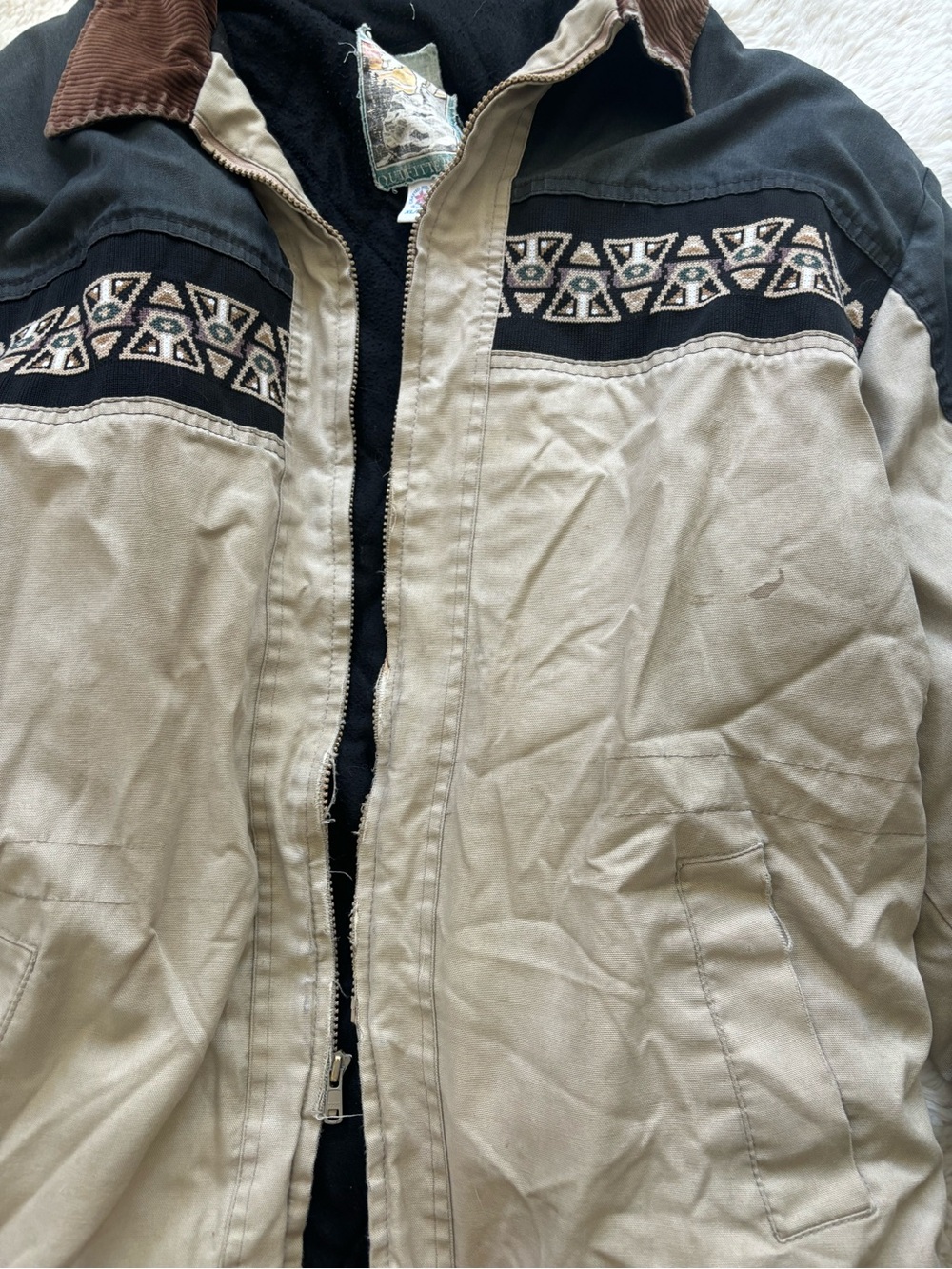 VTG Canyon Guide Outfitters Aztec Print Jacket - Picture 3 of 10